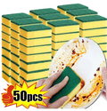 Éponge double face très absorbante, pot de nettoyage magique, brosse de nettoyage antirouille, outil de nettoyage de cuisine
