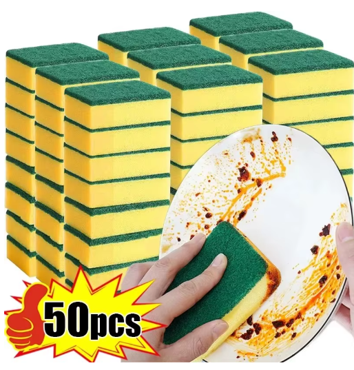 Éponge double face très absorbante, pot de nettoyage magique, brosse de nettoyage antirouille, outil de nettoyage de cuisine